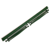 Cage de soutien en PVC vert pour plantes grimpantes, 3 paquets, en treillis, Support de fleurs, pour la culture de fruits, vente en gros, pièces