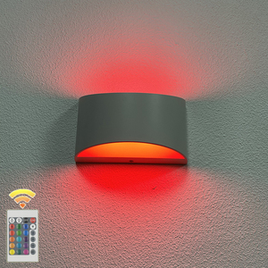Trong nhà 10 wát <span class=keywords><strong>LED</strong></span> tường lam nhôm trang trí <span class=keywords><strong>LED</strong></span> Tường Đèn treo tường RGB với bộ điều khiển trong nhà phòng ngủ phòng khách cầu thang tường ánh sáng - Product Image 4