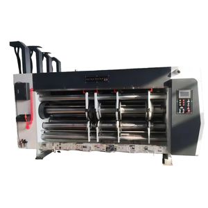 Macchina Flessografica Semiautomatica di Alta Qualità a 2 Colori per Stampa, Fustellatura e Scanalatura di Scatole in Cartone Ondulato per <span class=keywords><strong>Pizza</strong></span> - Product Image 1