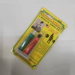 Pegamento Epóxico de Acero EPOXY STEEL AB de <span class=keywords><strong>Antonio</strong></span>, Venta Directa de Fábrica, Pegamento Epóxico Transparente de 2 Partes para Aluminio y Acero Inoxidable en Jeringa - Product Image 2