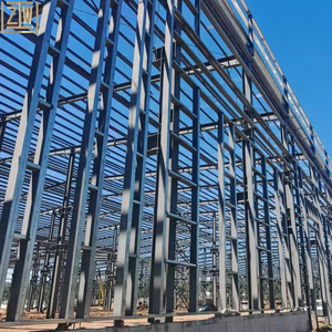 Dễ dàng lắp ráp kim loại không thấm nước prefab kho công nghiệp văn phòng tòa nhà trung tâm kết cấu thép CE chứng nhận 50-70 năm - Product Image 2