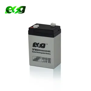 Esg nhà sản xuất MF UPS AGM 6 V 4AH 6 volt 4.5Ah nhà lưu trữ có thể sạc lại pin axit chì