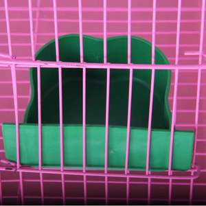 Kandang kelinci logam ramah lingkungan untuk penggunaan di rumah bentuk ukuran kecil/Sedang untuk bayi kelinci tikus Marmot Toilet dalam ruangan/luar ruangan - Product Image 3