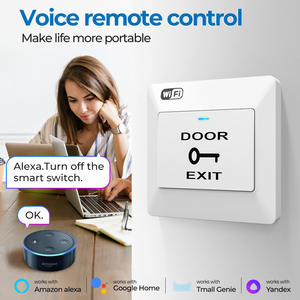 Interrupteur de sortie de porte intelligent Samtrul, bouton poussoir WiFi, télécommande, panneau d'accès pour bureau, supermarché - Product Image 2