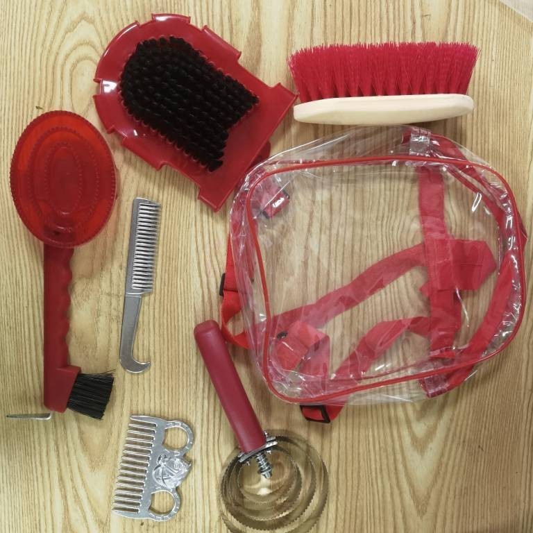 Six Piece ABS Horse Washing Set