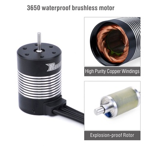 Rocket 3650 Motor sin sensores sin escobillas a prueba de agua 2300KV 3100KV 3500KV <span class=keywords><strong>4300KV</strong></span> 5900KV 5200KV 7700KV para 1/10 Tamiya RC Car - Product Image 6