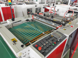 Machine à fabriquer des sacs en plastique 800LP, machine à fabriquer des sacs à poignée perforée pour sacs <span class=keywords><strong>de</strong></span> shopping - découpe et scellage - Product Image 5