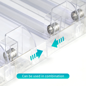 Chiều rộng-Có thể điều chỉnh đồ uống & thuốc lá hiển thị tổ chức: Mùa Xuân-Nạp có thể Pusher khay + thuốc lá Rack Kệ hệ thống-7 cái mỗi bộ - Product Image 3