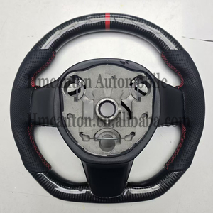 Volante de Cuero Perforado con Fibra de Carbono para Tesla Model 3 y Model Y, Últimos Productos - Product Image 3