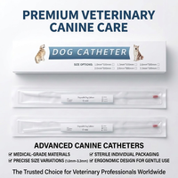 Cathéter d'insémination vétérinaire pour chien de haute qualité, tube urinaire pour animaux en TPU durable