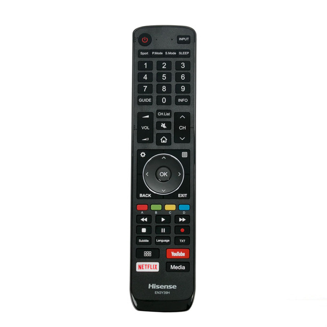 New TV Remote Control EN3Y39H for Hisense TV HSL4229HDIP HSL4829HDIP HSL5529HDIP HSL11929HDIP HSLC5533HDI HSLC6629HDI