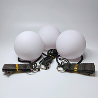 Ballon de poi lumineux pour la danse et le jonglage, boule LED clignotante, ballon de plage lumineux, ballon de poi multicolore changeant