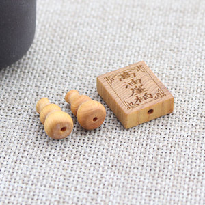 Cliff Cypress Wood Square Pendant Gourd <b>Beads</b> For Bracelet Making High Oil Content Collectible Buddhist <b>Beads</b> - Product Image 3