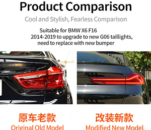 X6 E71/F16 for Rear <b>Tail</b> Lights LED Conversion Kit-Clear Lens New High Quality <b>Plug</b> Play 4-Piece 12V Installation 6000K 6000 lm - Product Image 3