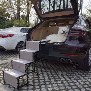 Draagbare Opvouwbare Ijzeren Trapladder Voor Huisdieren Met Antislip Vier Verdiepingen 1l Capaciteit Waterdicht Ontwerp Voor Honden (60Kg Belasting) - Product Image 6