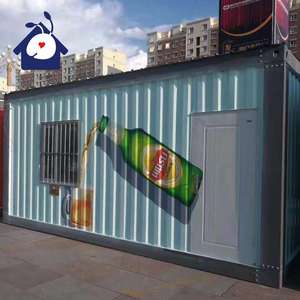 40ft 20ft Foldable Steel Prefabricated Houses Storage <b>Sheds</b> Container Warehouse Shop Office Hotel Workshop Mall Use Villa - Product Image 6