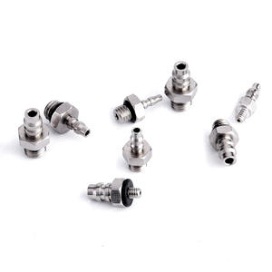 Quick-Connect M5 M3 M6 Pneumatic Parts Straight-Through Bend Air <b>Hose</b> Connector Suction Cup Hardware Clamp Pagoda <b>Head</b> Style - Product Image 1