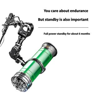 Taladro Inalámbrico de Litio de Alta Potencia con Motor de Escobillas - Taladro de Impacto Inalámbrico de Velocidad Variable |   1 batería y 1 cargador - Product Image 3