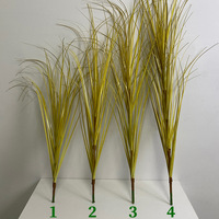 Oignon de roseau artificiel Z-024 se précipita Pile herbe coupée aménagement paysager herbe artificielle plante verte pour la décoration intérieure