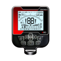 Détecteur de métaux longue portée IP68, détecteur d'or multifréquence V80, détecteur de métaux professionnel industriel