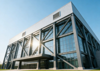 Soluciones de Diseño, Estructura de Acero para Salas de Exposiciones, Sala de Exposiciones Prefabricada, Edificio de Estructura de Acero para Industria Ligera