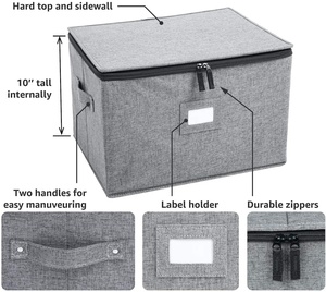 Couvercle et poignée de haute qualité, boîte de rangement <span class=keywords><strong>pour</strong></span> <span class=keywords><strong>verres</strong></span> <span class=keywords><strong>à</strong></span> vin, gobelets pliables - Product Image 5