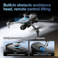 Dron Profesional D12 4K con Gimbal de 3 Ejes, Evitación de Obstáculos Láser, Entrega por Airdrop, Pantalla Grande, Control Remoto, GPS, UAV sin Escobillas