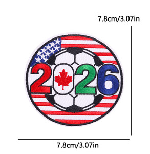 Parches Bordados Termoadhesivos <span class=keywords><strong>de</strong></span> la Copa <span class=keywords><strong>Mundial</strong></span> <span class=keywords><strong>de</strong></span> Fútbol 2026, Campeón <span class=keywords><strong>de</strong></span> la Copa <span class=keywords><strong>Mundial</strong></span> <span class=keywords><strong>de</strong></span> Fútbol - Product Image 4