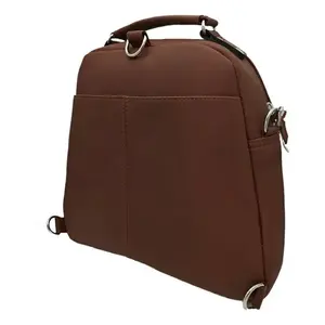 Sac à dos Fana Arabella en cuir de vachette ciselé 5L, vintage, fermeture éclair antivol, unisexe, usage quotidien - Product Image 3