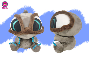 Poupée en peluche Lion chinois de 8 pouces Jouet en peluche court à grands yeux en PP Coton rempli de couette pour enfants Prix FOB - Product Image 2