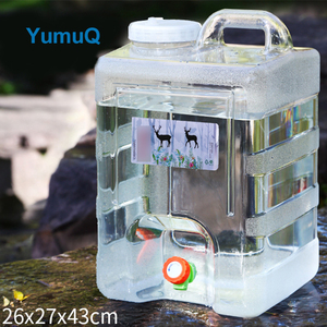 YumuQ 7.<span class=keywords><strong>5L</strong></span> / 10L / 15L / 20L /24L HDPE 5 gallons mince Camping cruche d'eau conteneur <span class=keywords><strong>avec</strong></span> <span class=keywords><strong>robinet</strong></span> pour l'extérieur - Product Image 2