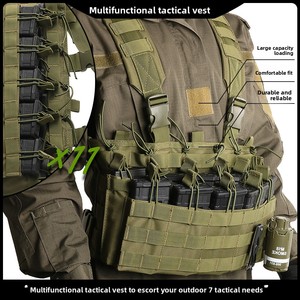 Chaleco de caza ajustable multifuncional de gran venta, chaleco táctico resistente al desgaste para exteriores, chaleco de asalto táctico transpirable - Product Image 4