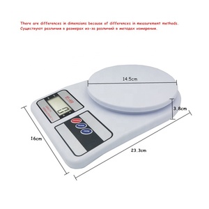 <span class=keywords><strong>Balance</strong></span> en plastique ABS <span class=keywords><strong>pour</strong></span> la cuisine, appareil domestique, 10kg, 1g, numérique, vente en gros - Product Image 5