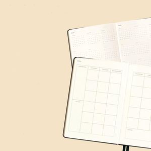 2024-2025 Loose-leaf Sewing Bound Weekly <b>Notebook</b> Diary A5/A6 Mini Style Leather Cover Deluxe Edition Customizable OEM/ODM Brand - Product Image 3