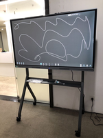 Prix de l'agent Leaderhub direct d'usine 65 75 86 pouces à écran plat interactif pour les conférences intelligentes en classe/bureau
