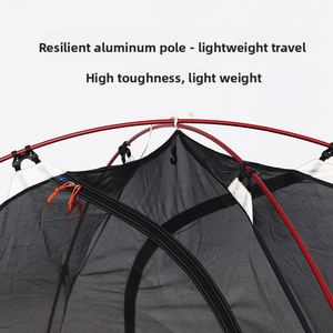 Four-Season Hiking Camping Double Aluminum <b>Pole</b> Lightweight Portable Outdoor <b>Tent</b> | Oxford Waterproof Windproof - Product Image 6