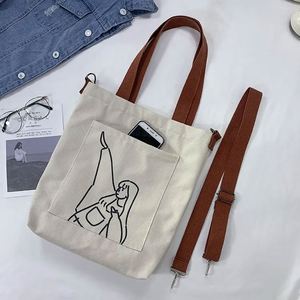 Bolsa de Lona de Algodón Económica en Promoción, con Logotipo Personalizado, Bolsas de Compras y Mensajería - Product Image 5
