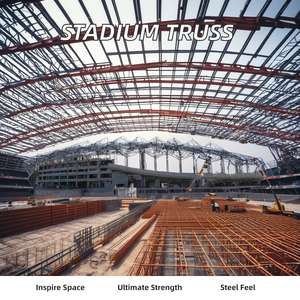 Hiện đại ASTM tiêu chuẩn chi phí thấp kết cấu thép thiết kế nhà kho xây dựng prefab tòa nhà thép lớn - Product Image 5