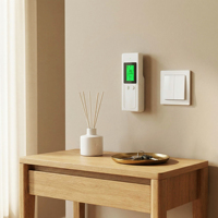 Termostato Inalámbrico Programable con Pantalla LCD Retroiluminada Verde Ecológica, de Gran Venta, para Calefacción por Suelo Radiante y Ahorro de Energía