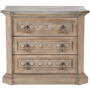 High Quality American Country Traditional Solid Wood <strong>Oak</strong> 3 Drawer <strong>Bedside</strong> <strong>Table</strong> Nightstand Luxury - Product Image 3