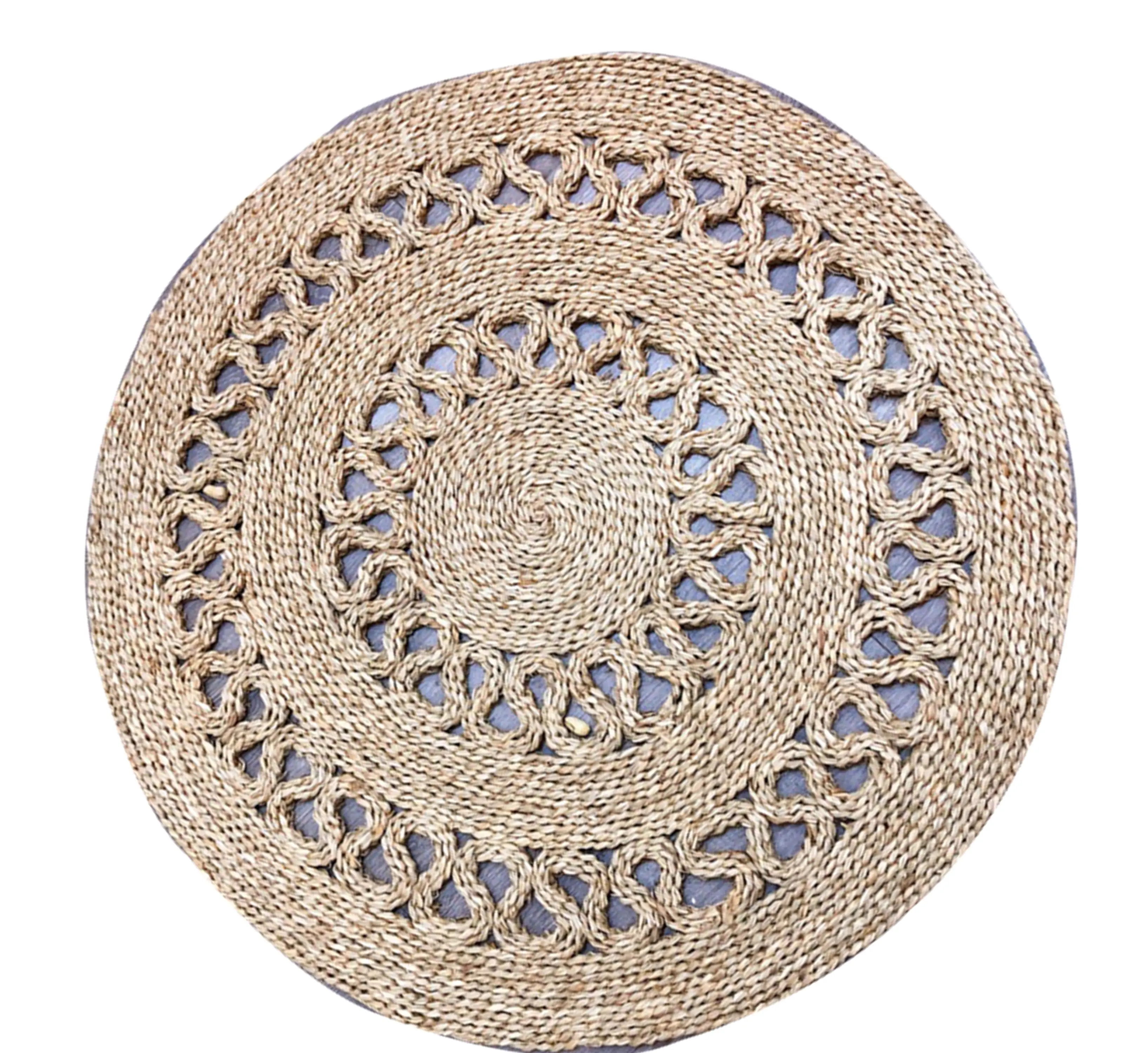 Beste Wahl Beeindruckende synthetische Sisal aus Vietnam Traw Grass Carpet Woven Area Mat Outdoor Teppich