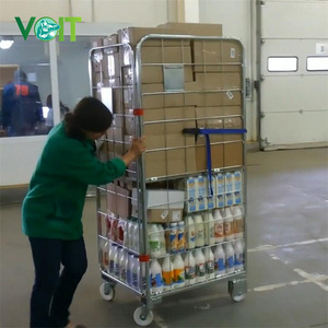 Voit Xe Đẩy CuộN Lưới Thép Có Thể Gập Lại Bền Công Nghiệp Kho Chứa Mạ Kẽm - Product Image 3