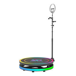 360 Photo Booth Rotating Stage With Ring Light App Control Indoor Outdoor Use - Product Image 5