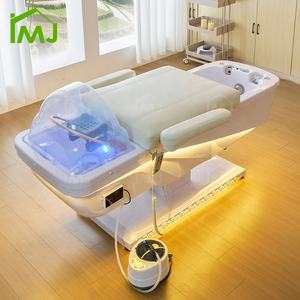 Cama de Salón de Belleza con Elevación Eléctrica, Lavabo Japonés para el Cabello, Cama de Spa para Lavado de Cabello, Pies y Cabeza - Product Image 1