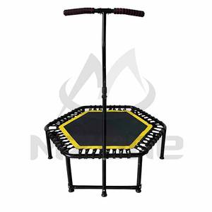 Mzone mini trampolín <span class=keywords><strong>hexagonal</strong></span> <span class=keywords><strong>fitness</strong></span> con asa para adultos # - Product Image 2