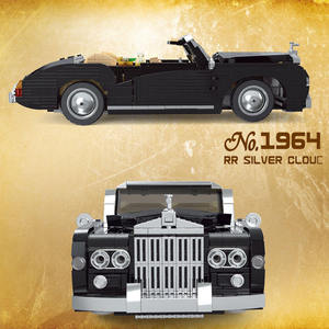 10006 Clásico para Modelo de Auto Deportivo, Bloques de Construcción de Plástico ABS de Partículas Pequeñas para Niños, Juguete de Ensamblaje Manual - Product Image 3
