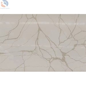 Usine artificielle calacatta pierre de <span class=keywords><strong>quartz</strong></span> blanc résistance au feu vente en gros Sabls pour comptoir de cuisine et table à manger - Product Image 4