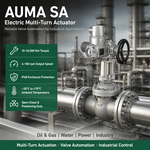 Auma Sa ตัวกระตุ้นระบบอัตโนมัติแบบหลายเทิร์นตัวกระตุ้นสำหรับอุตสาหกรรม - Product Image 2