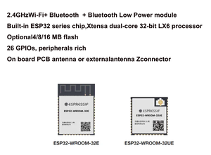 ESP32-WROOM-32UE Espressif trực tuyến Dual Core Wi-Fi & module ESP32 Eco V3 với IPEX Antenna - Product Image 6