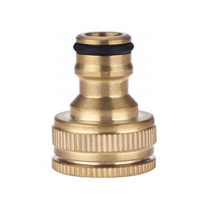 Connecteur de <span class=keywords><strong>robinet</strong></span> de jardin en laiton fileté, adaptateur de <span class=keywords><strong>robinet</strong></span> de 1/2 pouces à 3/4 de pouce, pour <span class=keywords><strong>tuyau</strong></span> <span class=keywords><strong>d</strong></span>'<span class=keywords><strong>arrosage</strong></span> - Product Image 1